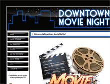 Tablet Screenshot of downtownmovienight.com